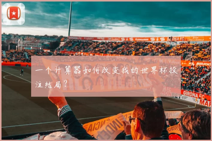 一个计算器如何改变我的世界杯投注结局?