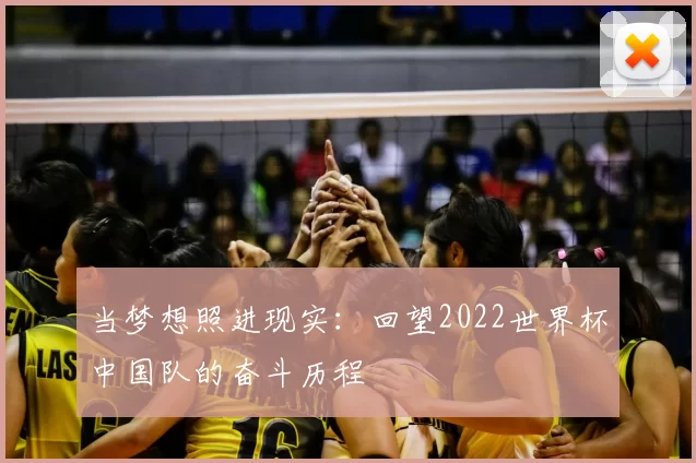 当梦想照进现实:回望2022世界杯中国队的奋斗历程